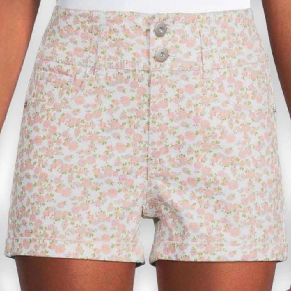 Floral Print Women's Corset Shorts